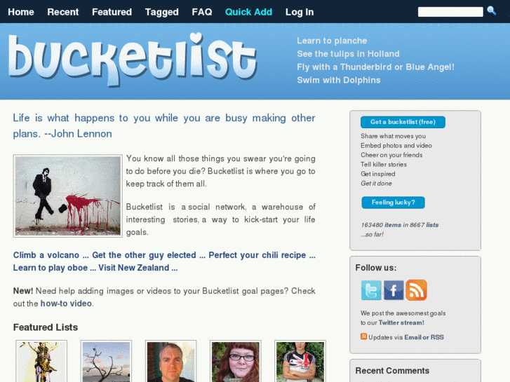 www.bucketlist.org