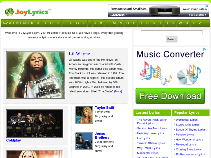 www.joylyrics.com