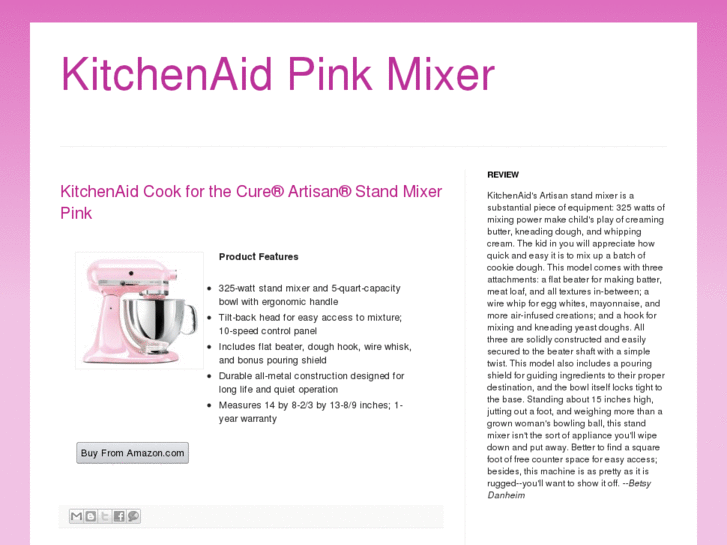 www.kitchenaidpinkmixer.com