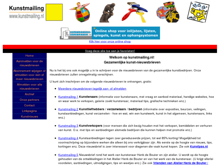 www.kunstmailing.nl