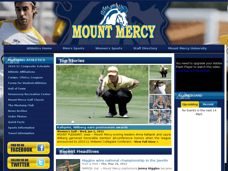 www.mountmercymustangs.com