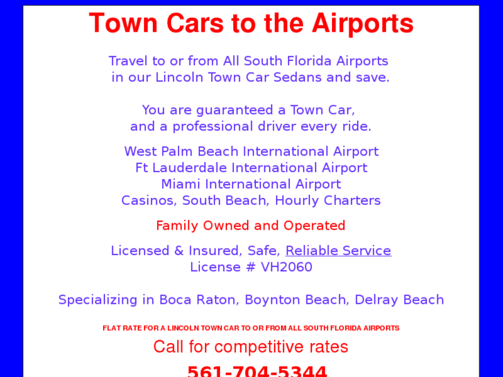 www.reliableairportcarservice.com