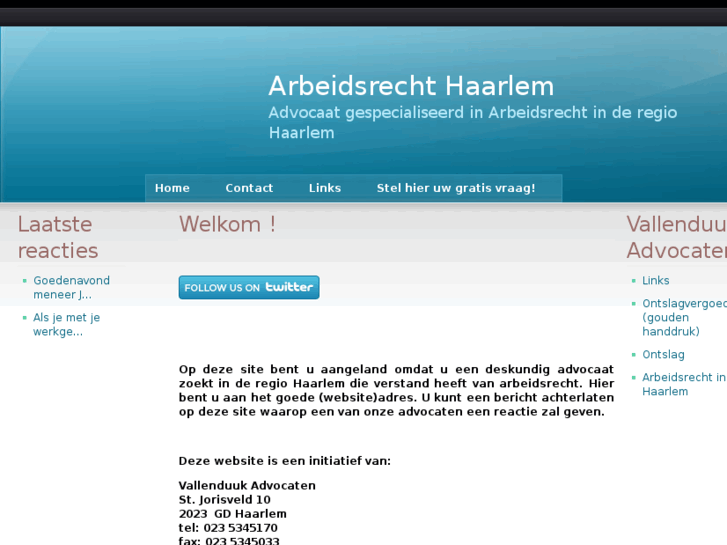 www.arbeidsrechtadvocaat-haarlem.nl