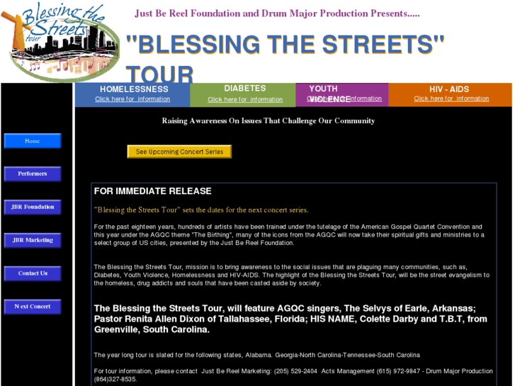 www.blessingthestreetstour.com