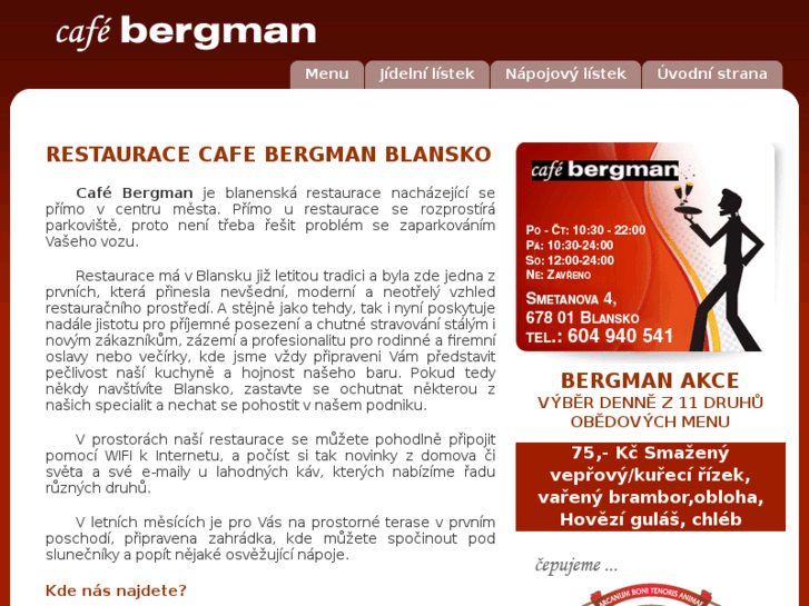 www.cafebergman.cz