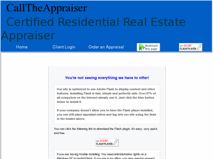 www.calltheappraiser.net