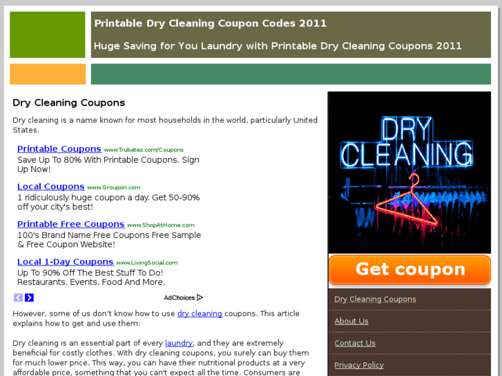 www.drycleaningcoupons.info