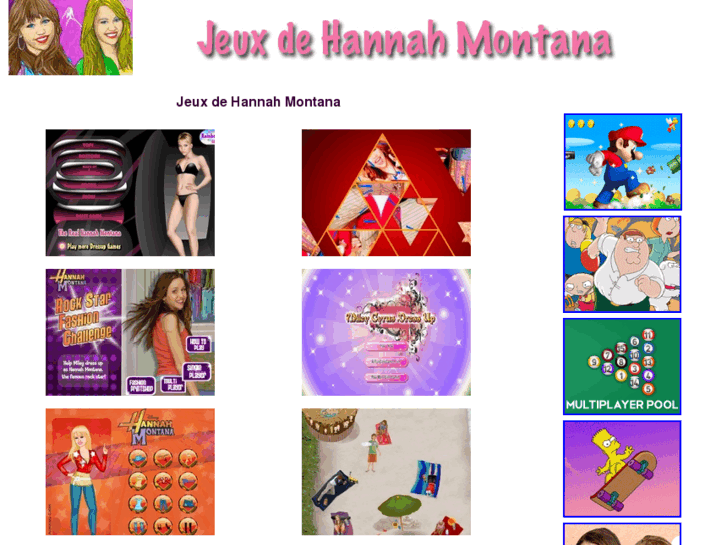 www.jeuxdehannahmontana.net