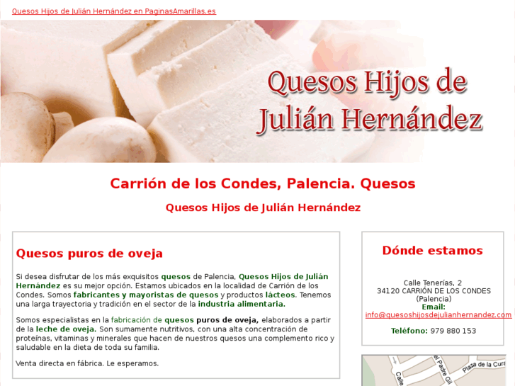 www.quesoshijosdejulianhernandez.com