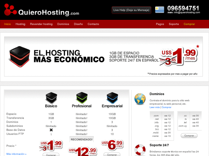 www.quierohosting.com