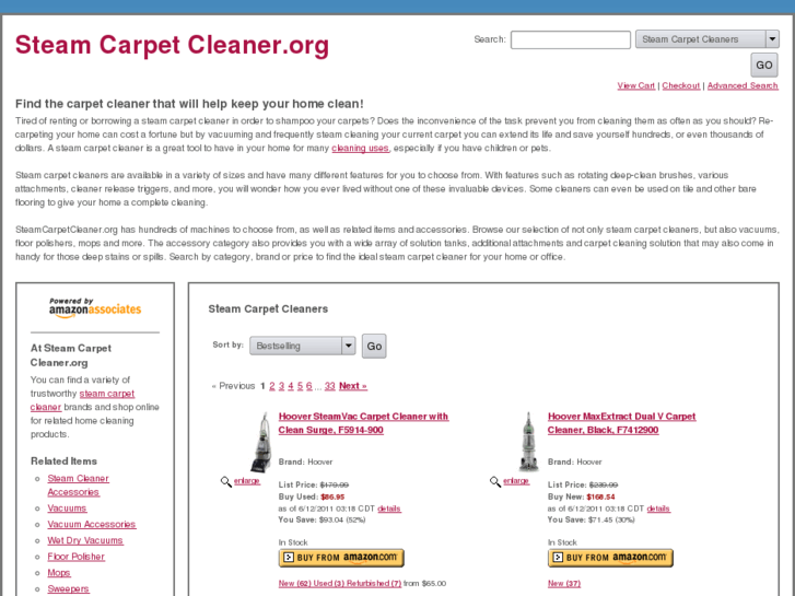 www.steamcarpetcleaner.org