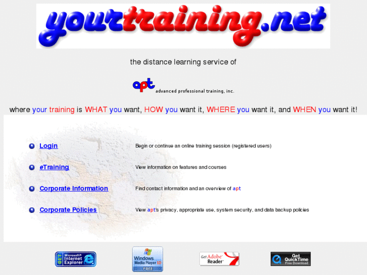 www.yourtraining.net