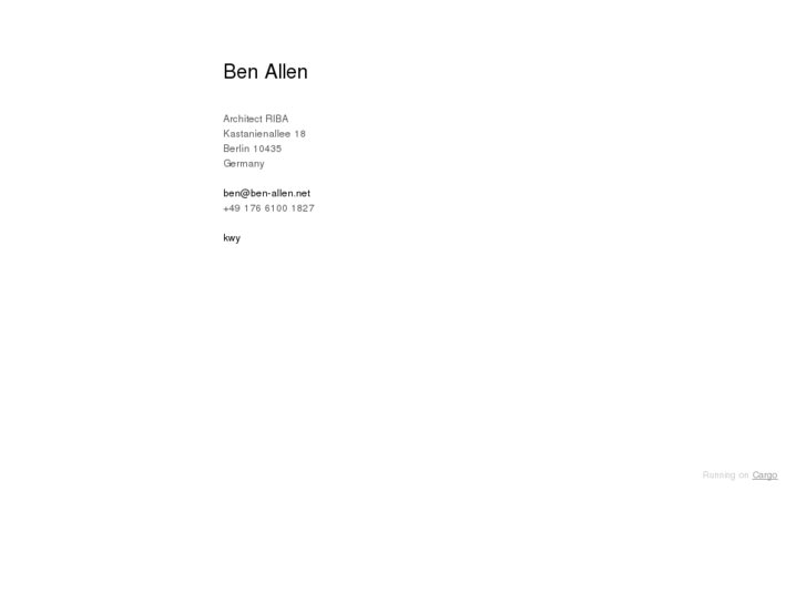 www.ben-allen.net