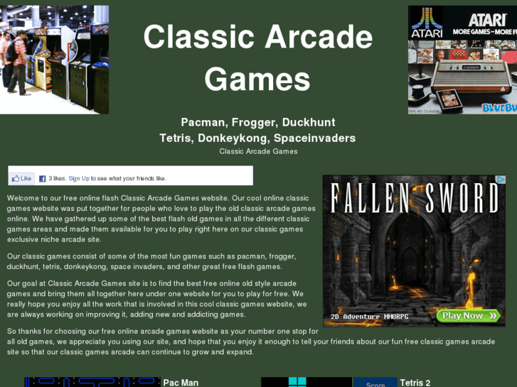 www.classicarcadegamessite.com