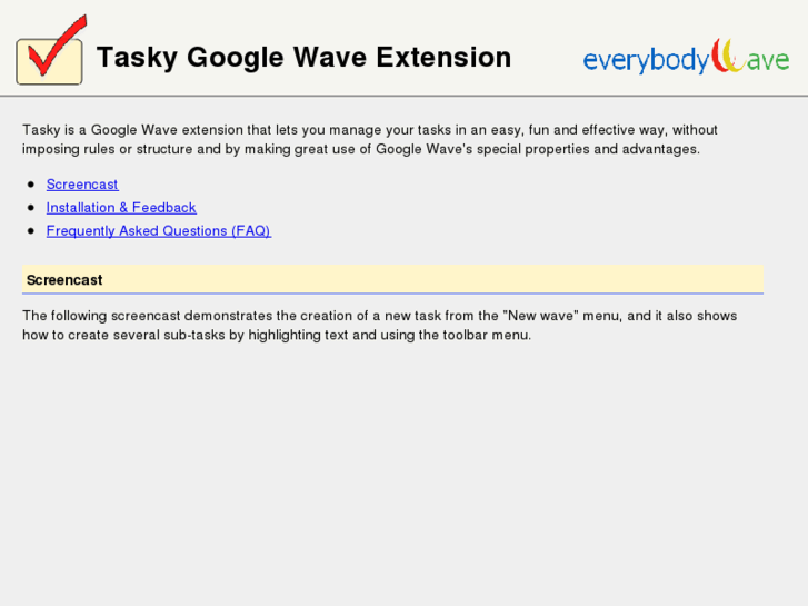 www.googlewavetasky.com