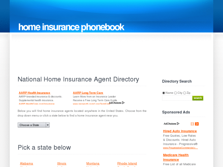 www.homeinsurancephonebook.info