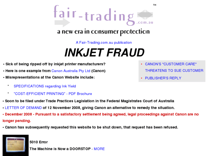 www.inkjetfraud.com