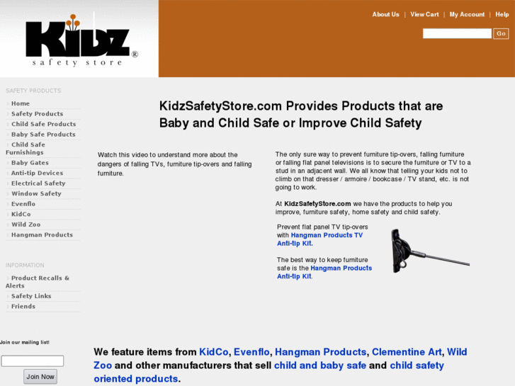 www.kidzsafetystore.com