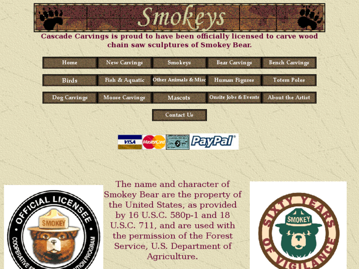 www.smokeybearcarvings.com