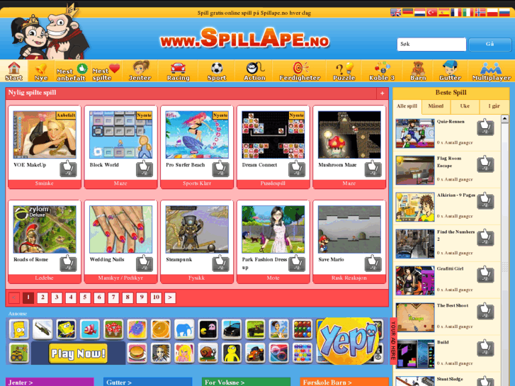 www.spillape.no