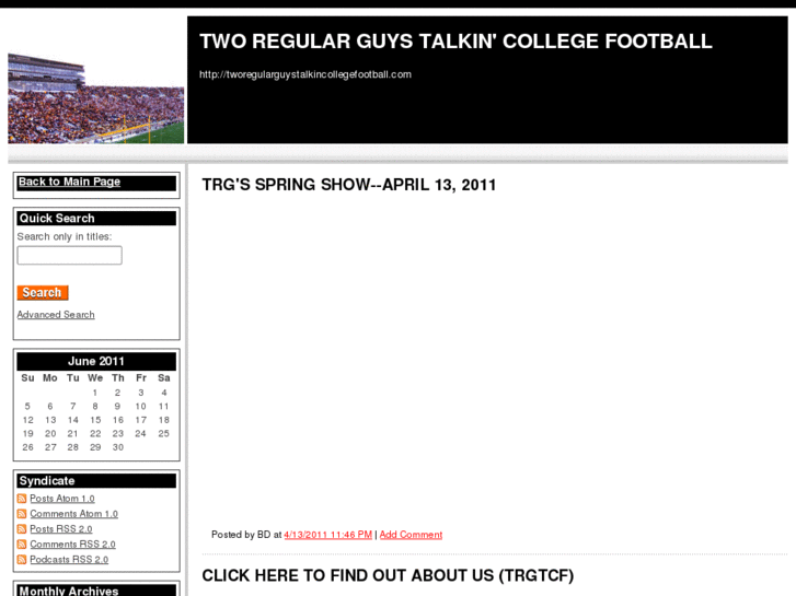 www.tworegularguystalkincollegefootball.com