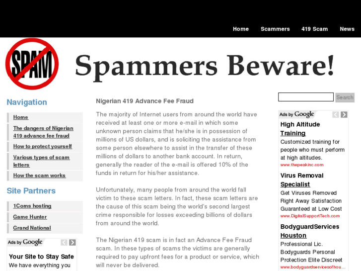 www.waronspam.com