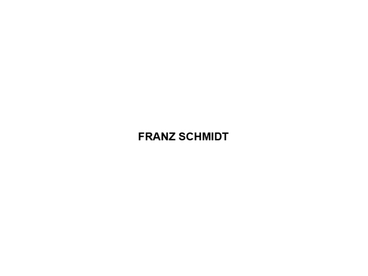 www.franzschmidt.com