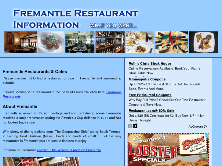 www.fremantlerestaurant.com