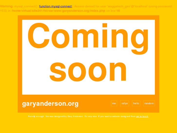 www.garyanderson.org