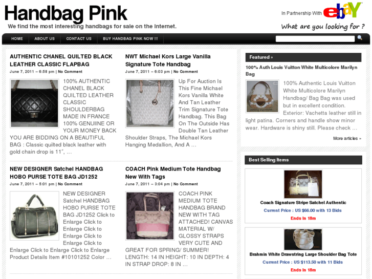 www.handbagpink.com