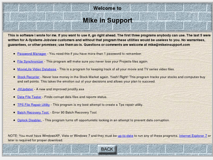 www.mikeinsupport.com