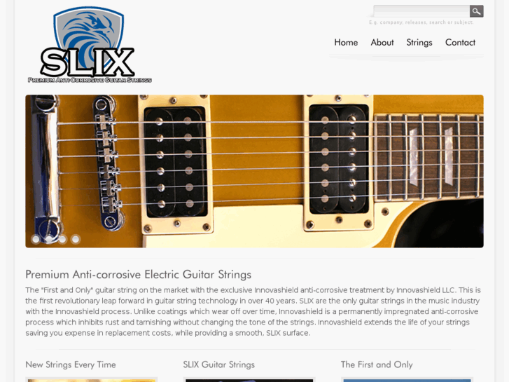 www.slixguitarstrings.com