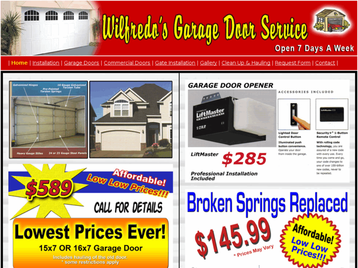 www.wilfredosgaragedoor.com