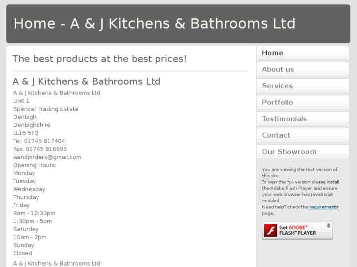 www.aandjkitchens.co.uk