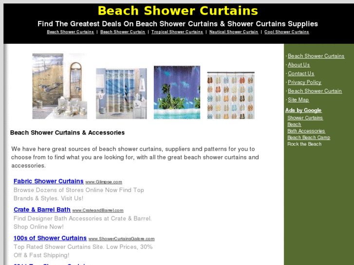 www.beachshowercurtains.org