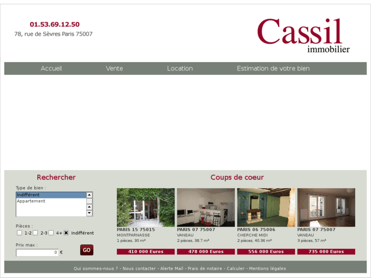 www.cassil-appartements.com