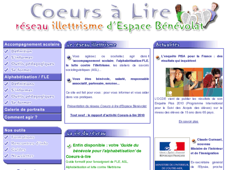 www.coeurs-a-lire.org