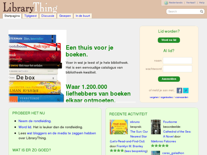 www.librarything.nl