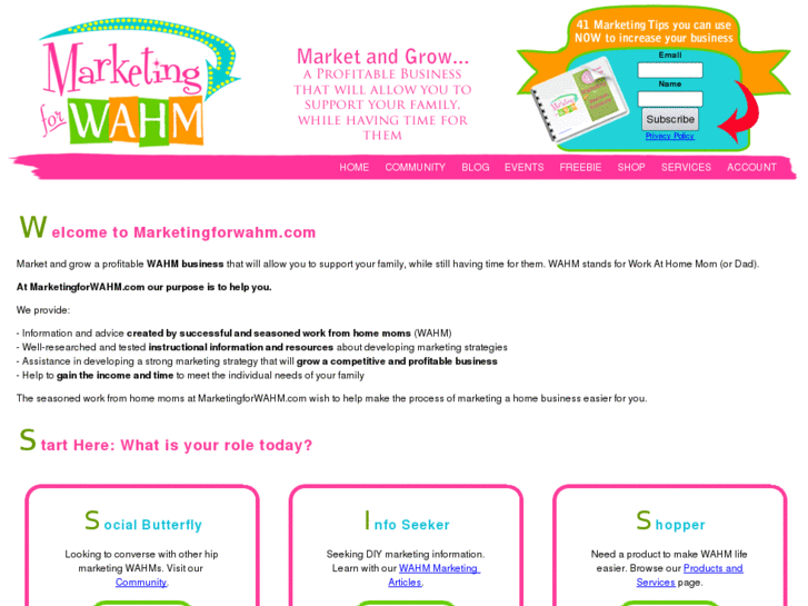 www.marketingforwahm.com