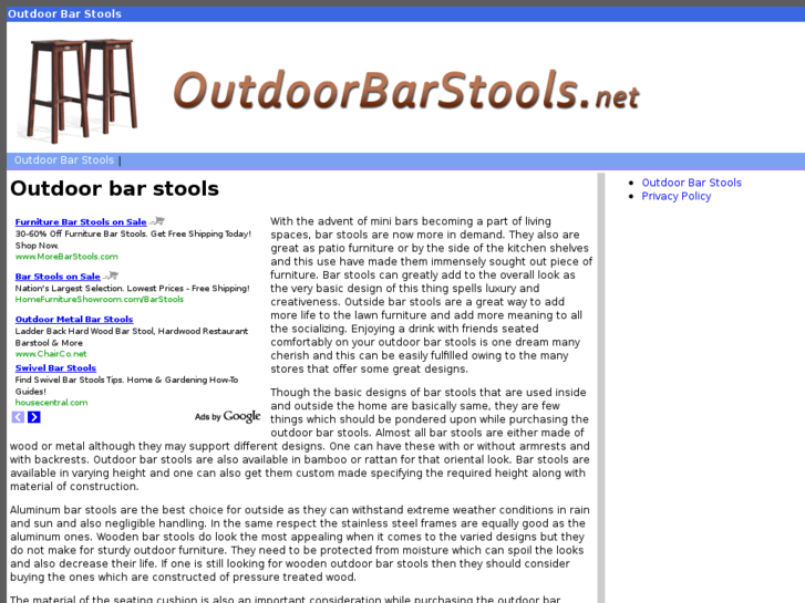 www.outdoorbarstools.net
