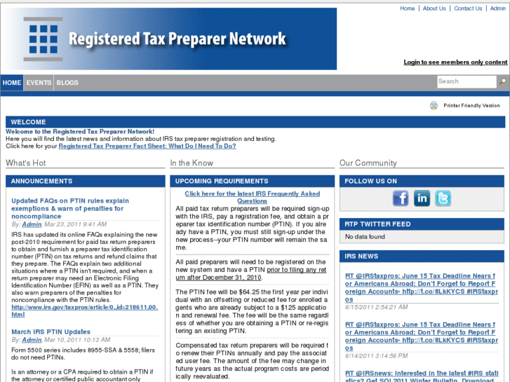 www.registeredtaxpreparer.org