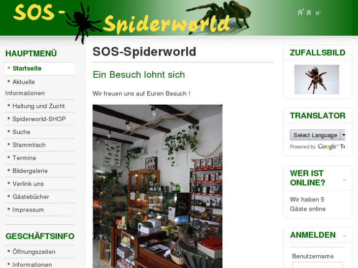 www.sos-spiderworld.de