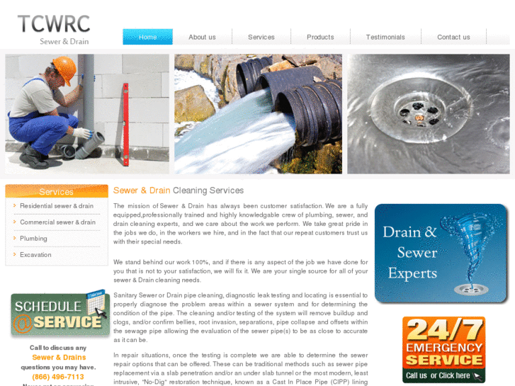 www.tcwrcsewerdrain.com