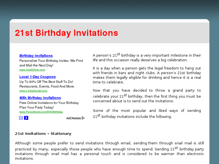 www.21stbirthdayinvitations.com