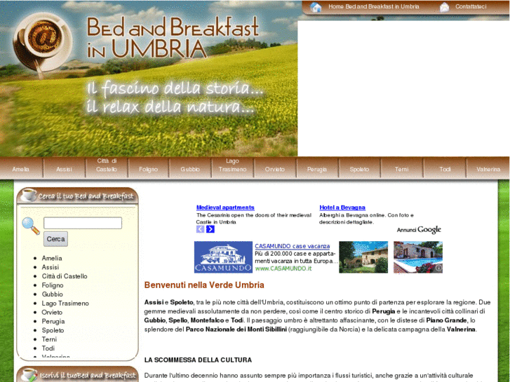 www.bedandbreakfastinumbria.com