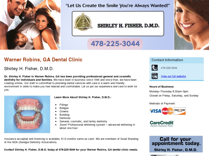 www.drshirleyfisherdentist.com