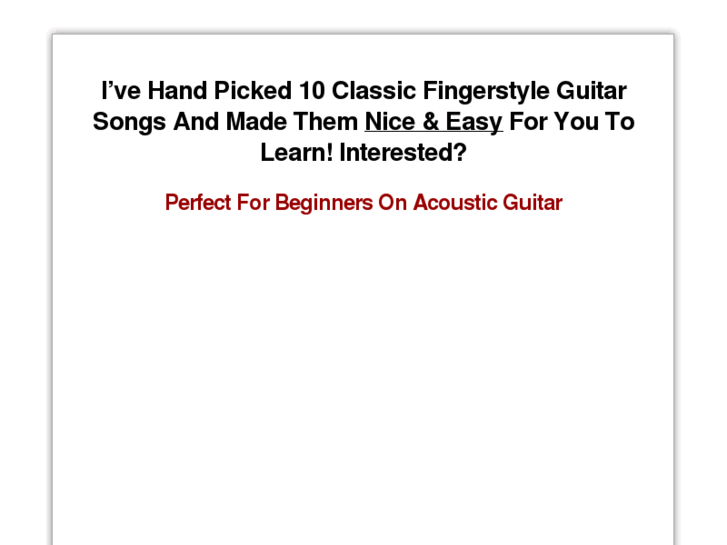 www.fingerstyleguitarsongs.com