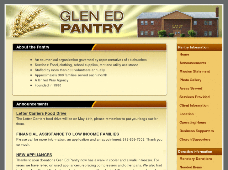 www.glenedpantry.org