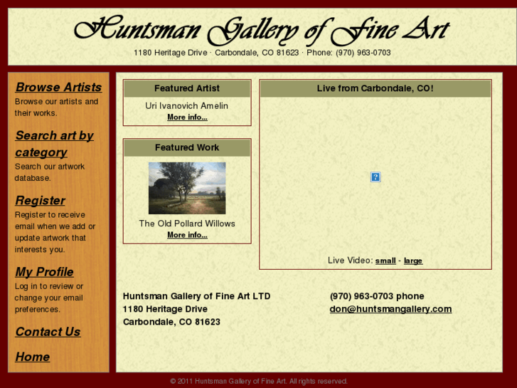 www.huntsmangallery.com