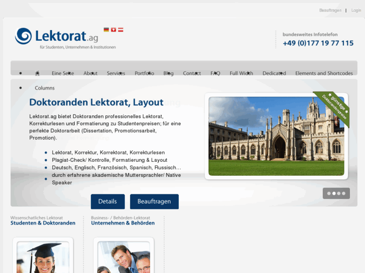 www.lektorat.ag